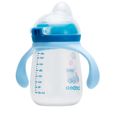 Детская посуда и аксессуары - Поильник Baboo Transport синий (8-121)#3