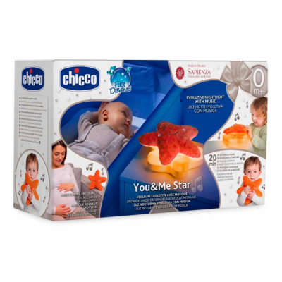 Нічники, проектори - Музичний нічник Chicco You and Me Star (8058664180011)#2