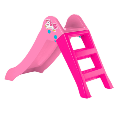 Игровые комплексы, качели, горки - Горка Dolu My First Slide розовая (8690089025012)#2