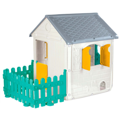 Игровые комплексы, качели, горки - Игрушечный домик Dolu My first house с ограждением (8690089026194)#2