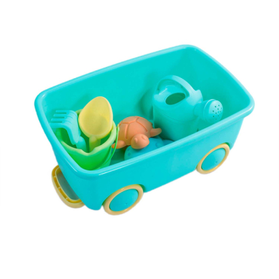 Наборы для песочницы - Игровой набор Dolu для песка с каталкой (8690089152329)#4