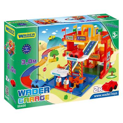 Автотреки - Іграшковий гараж Wader з дорогою (50400)#2