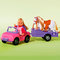 Ляльки - Лялька Єва на джипі з трейлером і конем Simba (5737460)#3