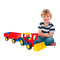 Машинки для малюків - Трактор Wader Гігант із причепом і ковшем (66300)#3
