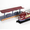 Железные дороги и поезда - Игровой набор Fenfa Паровоз с вагоном с эффектами (1601B-5B)#2