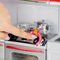 Меблі та будиночки - Ляльковий набір Сучасна кухня з мікрохвильовою піччю QunFeng Toys червона (26211)#9