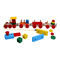 Развивающие игрушки - Развивающая игрушка Komarov toys Паровоз и три вагона (P 201)#2