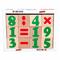 Розвивальні іграшки - Іграшка Кубики цифри і знаки Komarov Toys 12 шт (Т 604)#2