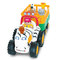 Фигурки животных - Игровой набор Kiddieland Трактор Сафари на колесах на русском со световым эффектом (51169)#2