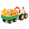 Фигурки животных - Игровой набор Kiddieland Трактор Сафари на колесах на русском со световым эффектом (51169)#3