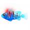 Фигурки животных - Интерактивная LED РобоРибка RoboFish Голубая (2541-1)#2