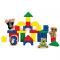 Розвивальні іграшки - Дерев'яні кубики в відрі Кротик Bino (13734)#2
