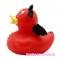 Игрушки для ванны - Игрушка для купания Funny Ducks Уточка Черт (L1829)#2