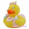 Игрушки для ванны - Игрушка для купания Funny Ducks Уточка-пупс девочка (L1848)#2