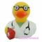 Іграшки для ванни - Іграшка гумова LiLaLu Качечка Лікар (L1859)#2
