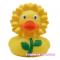 Игрушки для ванны - Игрушка для купания Funny Ducks Уточка Подсолнух (L1876)#2