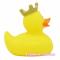 Іграшки для ванни - Іграшка гумова LiLaLu Качечка В короні жовта (L1925)#2