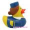 Іграшки для ванни - Іграшка гумова Funny Ducks Качечка Стюардеса (L1871)#2