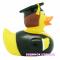 Іграшки для ванни - Іграшка гумова Funny Ducks Качечка Випускник (L1887)#2