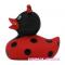 Іграшки для ванни - Іграшка гумова Funny Ducks Качечка Божа корівка (L1673)#2