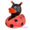 Іграшки для ванни - Іграшка гумова Funny Ducks Качечка Божа корівка (L1673)#3