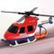 Транспорт и спецтехника - Спасательная техника Вертолет со светом и звуком  (34565)#3