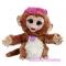 Мягкие животные - Интерактивная игрушка Забавная маленькая обезьянка (A8756)#2