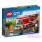 Конструктори LEGO - Конструктор Пожежна машина з драбиною LEGO City (60107)#6
