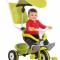 Детский транспорт - Велосипед с козырьком и багажником Smoby Зеленый (444192)#3