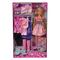 Куклы - Игровой набор Мисс изящество Steffi & Evi Love серо-розовое платье (5733450/5733450-2)#2