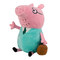 Персонажи мультфильмов - Мягкая игрушка Peppa Pig Папа свин с портфелем 30 см (30292)#2