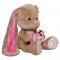 Мягкие животные - Мягкая игрушка Jack&Lin Зайка Лин с сердечком 25 см (2029001)#3