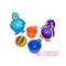 Іграшки для ванни - Ігровий набір для ванної Ледачі буйки Munchkin з помаранчево-блакитної додатковою формою (011306.03)#2