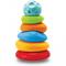 Розвивальні іграшки - Розвивальна текстурная іграшка Райдужна пірамідка Sensory (005352S)#2