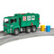 Транспорт и спецтехника - Машинка игрушечная Мусоровоз Bruder Ман зеленый (02753)#5
