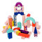 Розвивальні іграшки - Дерев'яні кубики Смерекова будиночок Battat 40 деталей (BX1361Z)#2