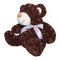Мягкие животные - Мягкая игрушка Grand Медведь коричневый с бантом 40 см (4001GMU)#2