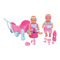 Пупсы - Кукольный набор Пупсы Мини NBB Близнецы с коляской и аксессуарами SIMBA (5032367)#2