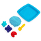 Антистресс игрушки - Набор кинетического песка Kinetic Sand Замок из песка голубой 454 г (71402B)#2