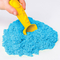 Антистресс игрушки - Набор кинетического песка Kinetic Sand Замок из песка голубой 454 г (71402B)#4