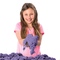 Антистрес іграшки - Набір кінетичного піску Kinetic Sand Замок з піску фіолетовий 454 г (71402P)#3