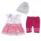 Одежда и аксессуары - Набор одежды для куклы Модный сезон Baby Born розовое платье (822180-1)#2