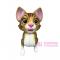 М'які тварини - Інтерактивна кішечка Дейзі Cutesy Pets 15 см (88534)#2