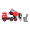 Машинки для малышей - Машинка Tigres Middle truck Красный мусоровоз (39488)#2
