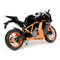 Автомодели - Игрушка мотоцикл Автопром металл оранжевый (7750) #3