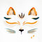 Косметика - Набір наклейок для обличчя DJECO Кішка (DJ09214)#2