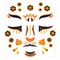 Косметика - Набір наклейок для обличчя DJECO Леопард (DJ09215)#2
