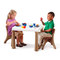 Детская мебель - Набор стол и 2 стульчика Step2 Kitchen table & chairs 48х64х64 см 50х35х35 см (810600)#3