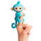 Фігурки тварин - Інтерактивна іграшка Fingerlings Мавпочка Амелія блакитна 12 см (W3760/3761)#2