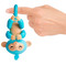 Фігурки тварин - Інтерактивна іграшка Fingerlings Мавпочка Амелія блакитна 12 см (W3760/3761)#3